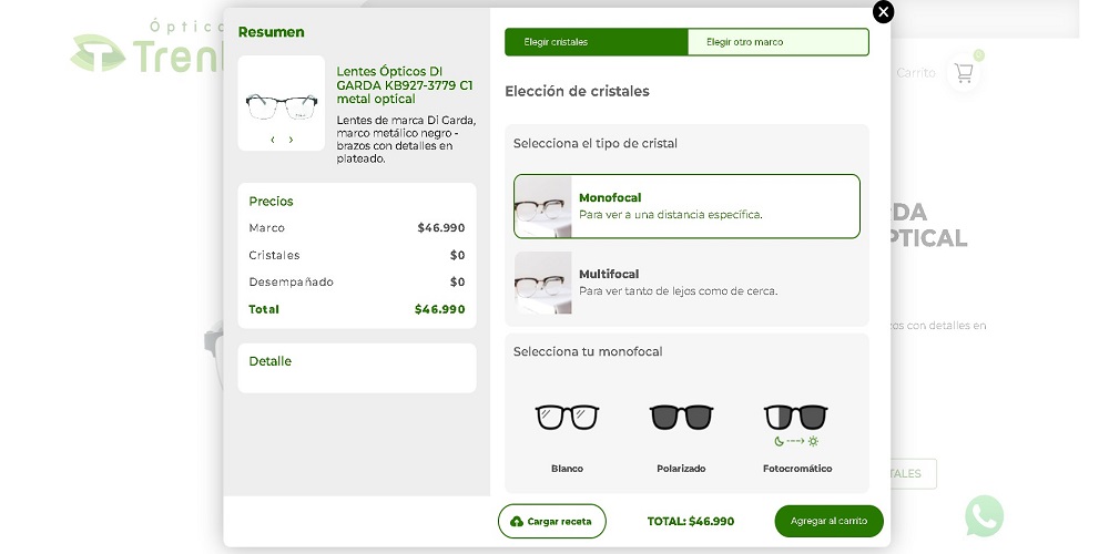 Popup woocomerce